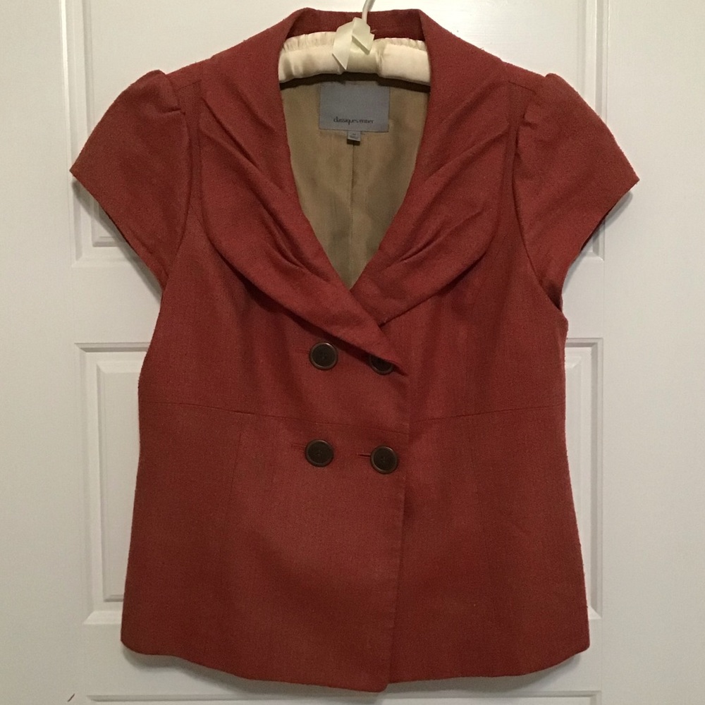 Classiques Entier Rust-hued Blazer Size M
